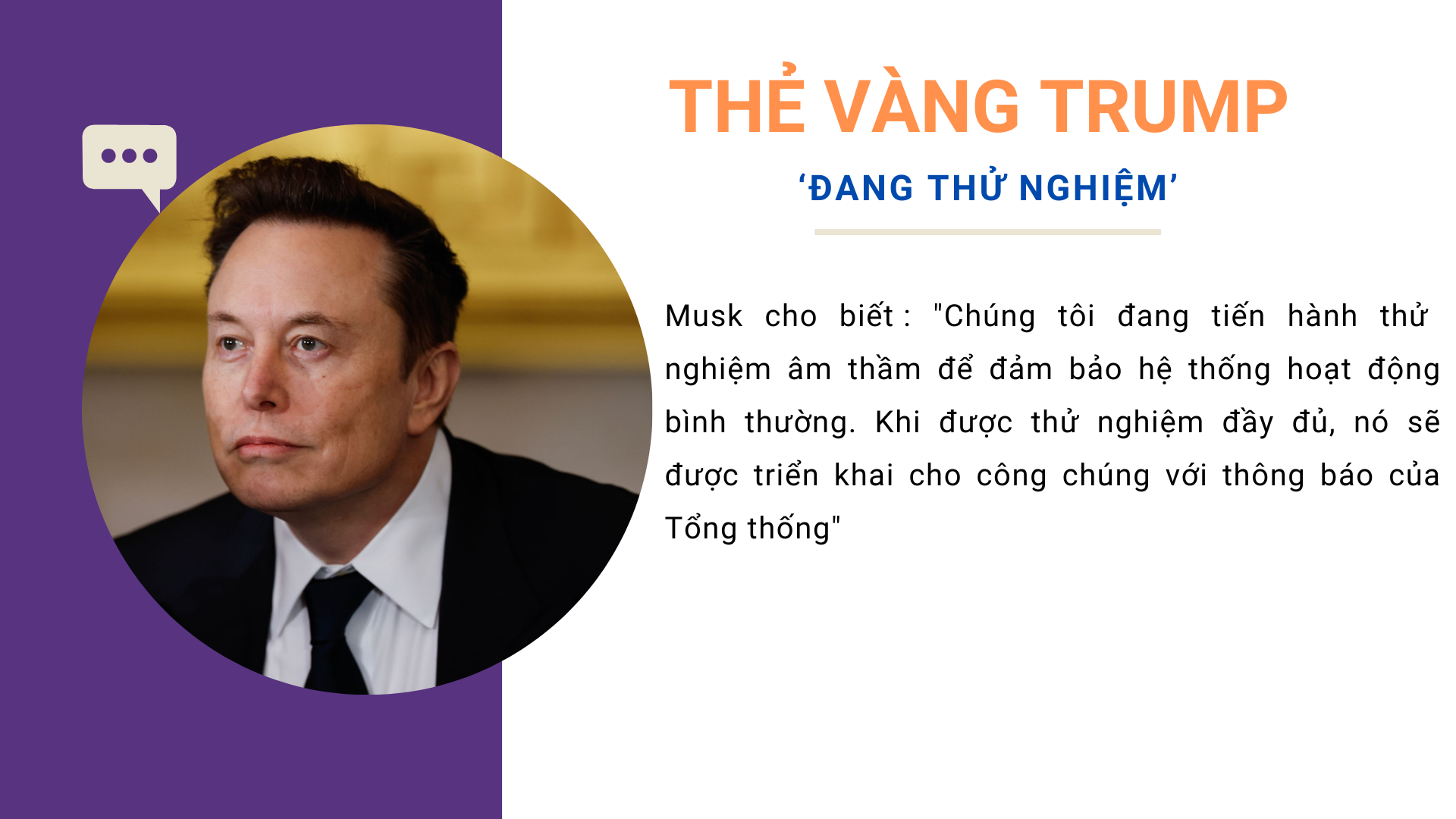 Thẻ vàng trị giá 5 triệu USD của T.T Trump đang được thử nghiệm, Elon Musk xác nhận sẽ sớm triển khai Thẻ vàng trị giá 5 triệu USD của T.T Trump đang được thử nghiệm, Elon Musk xác nhận sẽ sớm triển khai